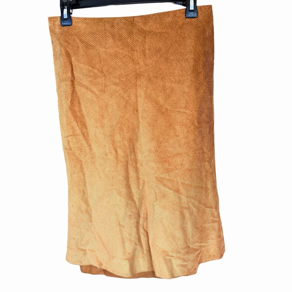 Brooks Brothers Corduroy Skirt 10 Camel Lined A-line Light Academia Old Money